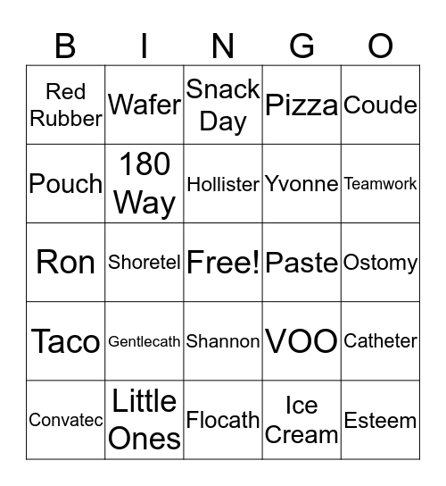 180 BINGO Card