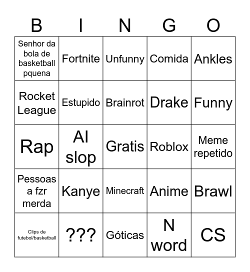 Reels Bingo Card