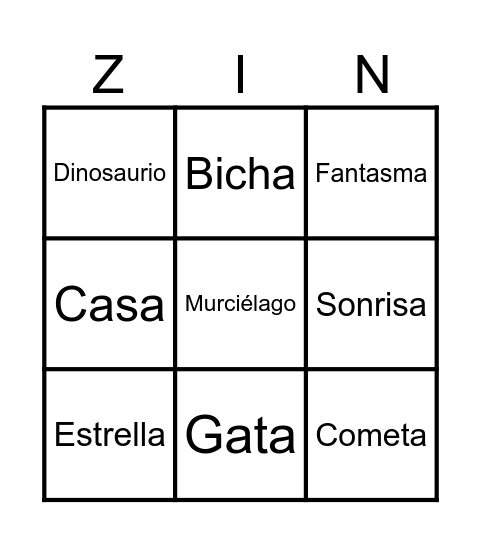 Jude Mantellini minkara Bingo Card