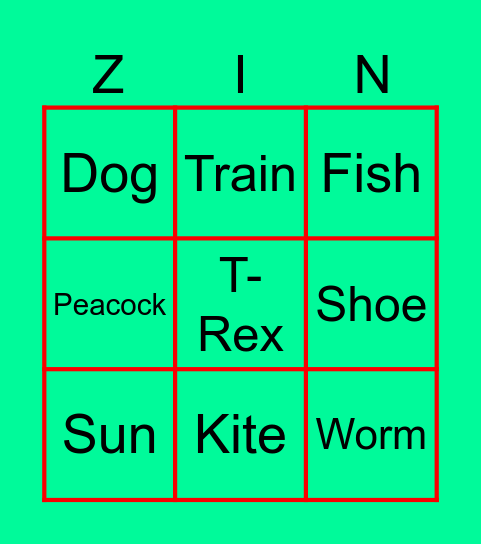Jude Mantellini minkara Bingo Card