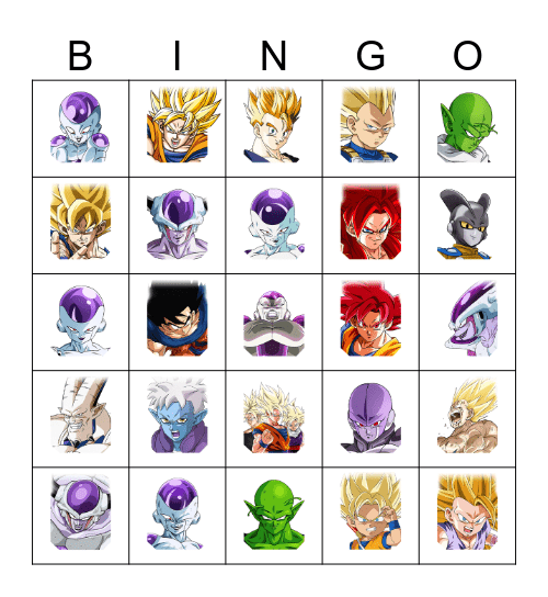 Dokkan Summongo Bingo Card