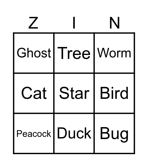 Jude Mantellini minkara Bingo Card