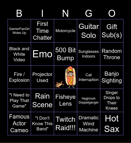SNL 2026 Bingo Card