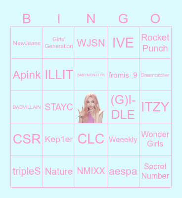 GG'S SUPREME Bingo Card