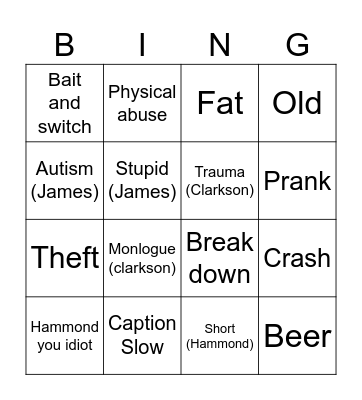 The Grand Bingo Card