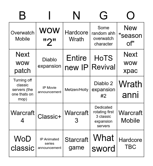 Dont you guys have phones Bingo Card