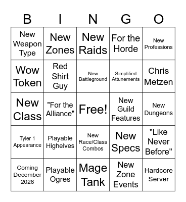 We finna classic+ Bingo Card