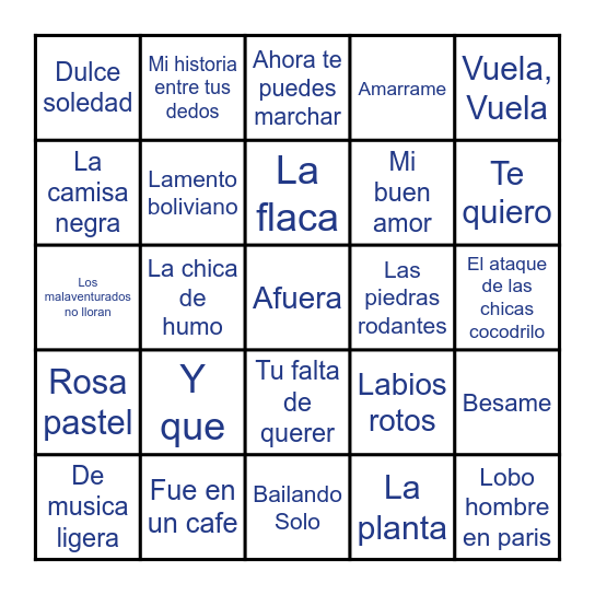 Cumpleaños 26 Bingo Card