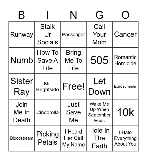 Summit Bingo 9/6 Bingo Card