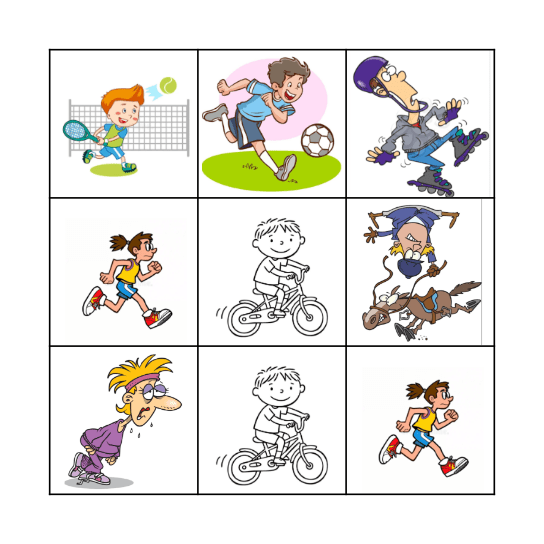 Sports Bingo Card