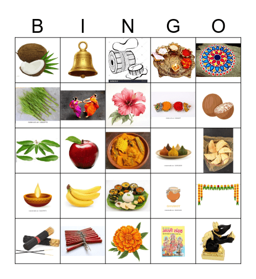 GANESH CHATURTHI Bingo Card