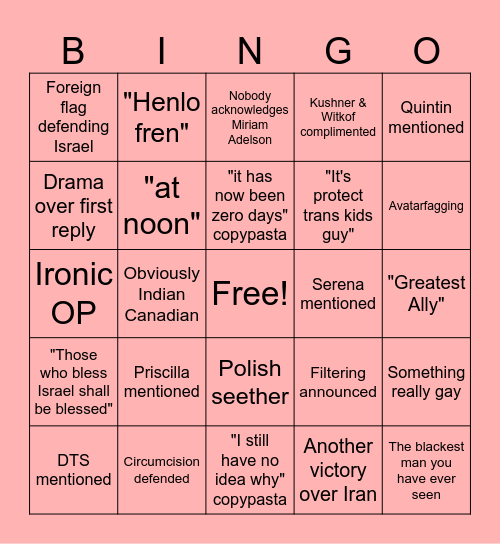 /ptg/ bingo Card