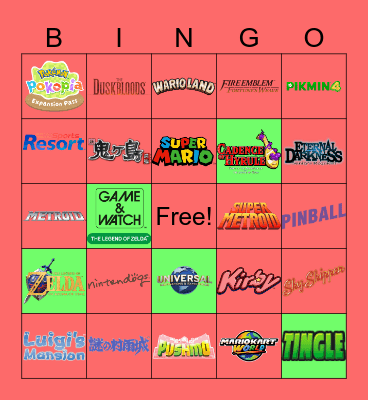 First Party Bingo Card