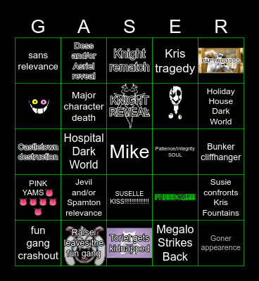 CHAPTER 6 BAINGOU KAAAARDDD Bingo Card