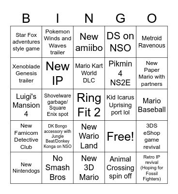 9.9.26 Direct Bingo Card