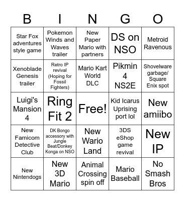 9.9.26 Direct Bingo Card