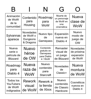 TENIZAR LA CHUPA Bingo Card