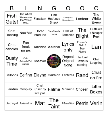 WOT  IDOL Bingo Card