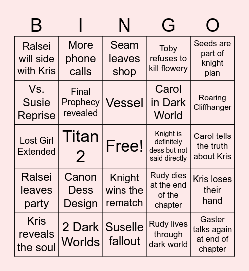 Jamies 2026 Chapter 6 Prediction Bingo Card
