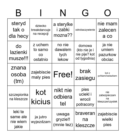 wetmedunia bingo Card