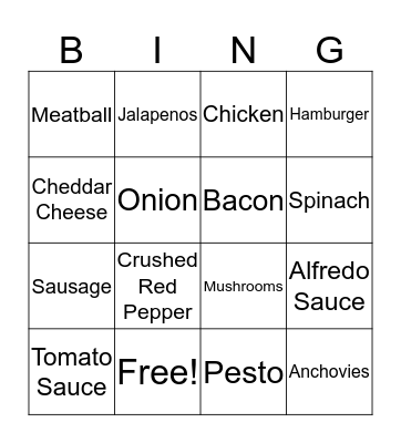 Samantha is 10! Bingo Card