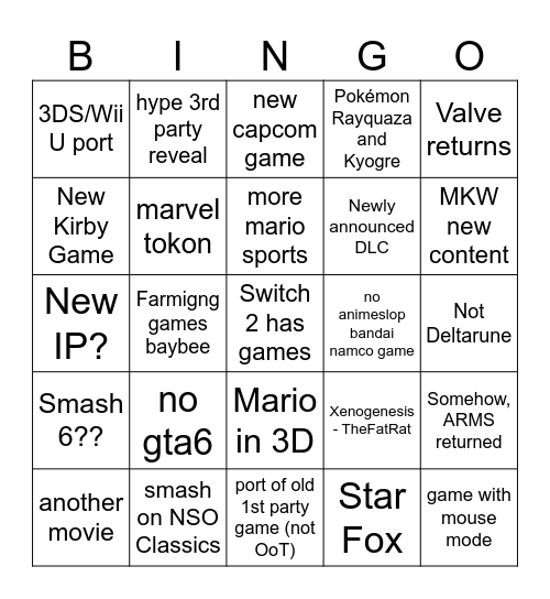 nintendo 9.9 shopee sale Bingo Card