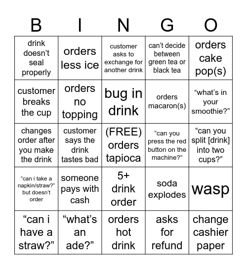 PALGONG BINGO Card