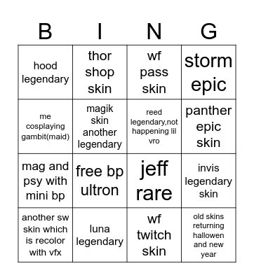 i hate my life Bingo Card