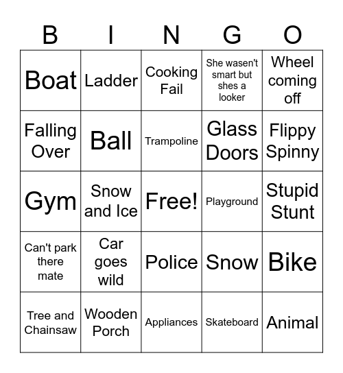 Compilicion Bingo Card