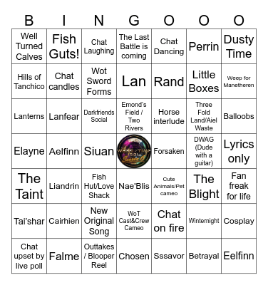 WOT IDOL Bingo Card