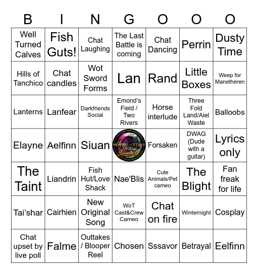 WOT IDOL Bingo Card