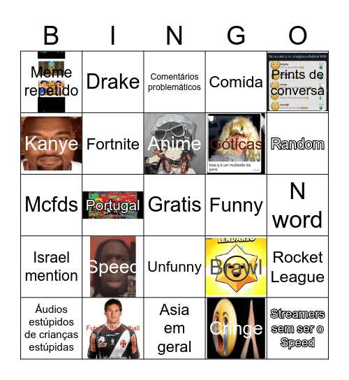 Reels 2 o inimigo agr é o mesmo Bingo Card