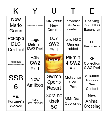 9/9 Big N Direct Bingo Card