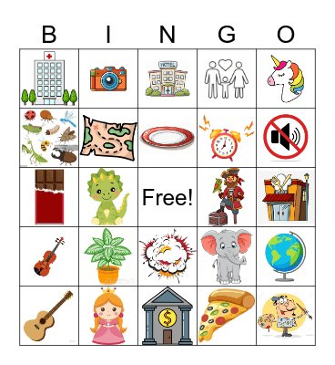 Cognate Bingo Card