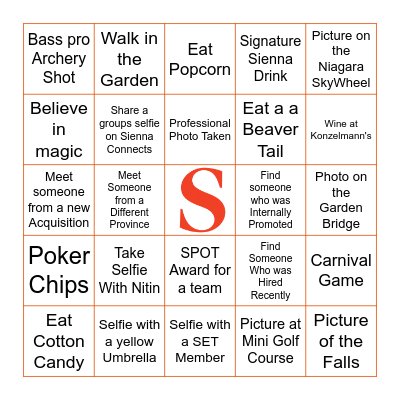 Leadership Conference BINGO Card