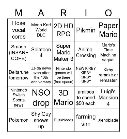 Direct 9.9.2026 Bingo Card