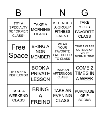 Sculpt-ober Bingo Card