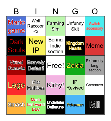 September Direct Bingo Card