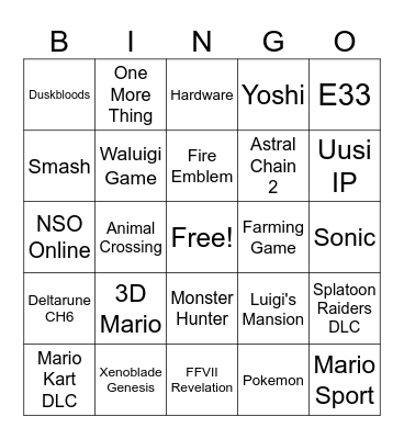 Direct 9.9.2026 Bingo Card