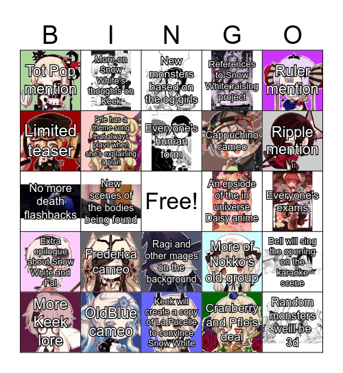 Restart hopes and predictions Bingo Card