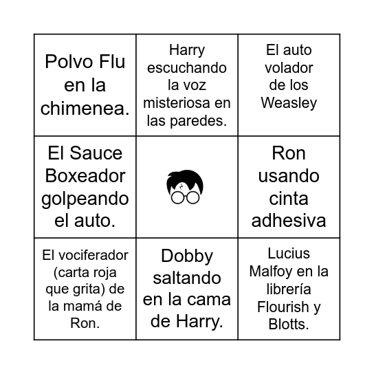 harry potter watching party! Bingo Card