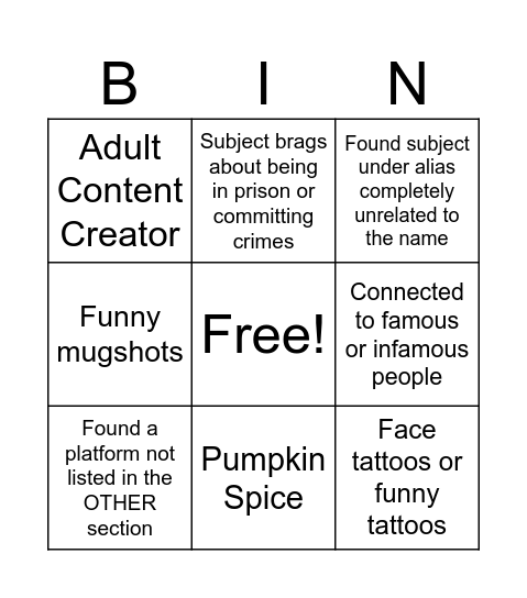 Deskie Bingo Card