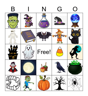 HALLOWEEN Bingo Card
