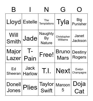 9/8/26 Bingo Card