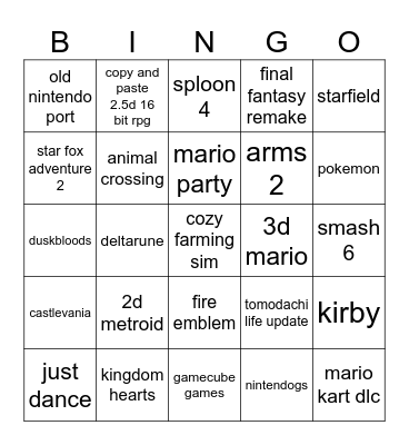 kirkmas eve direct Bingo Card