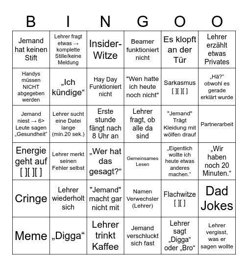 KE24 Bingo Card