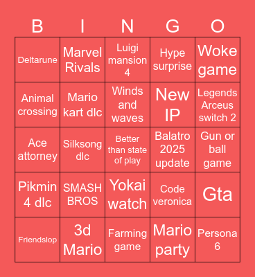 Direct bingo Card