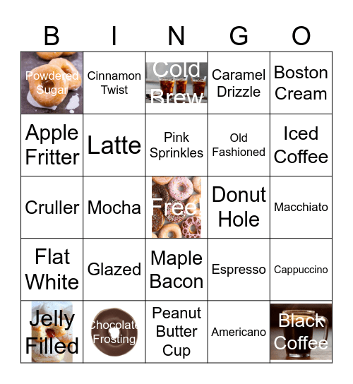 Apuri Donut Bingo! Bingo Card