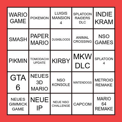 DIRECT BINGO Card