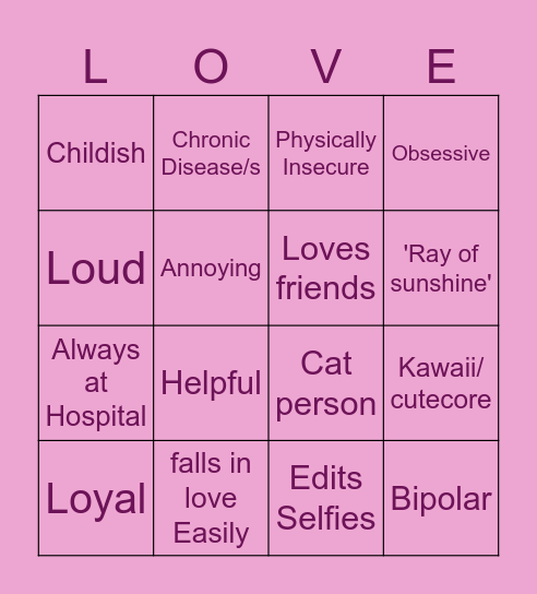Ppuri kinnie bingo Card